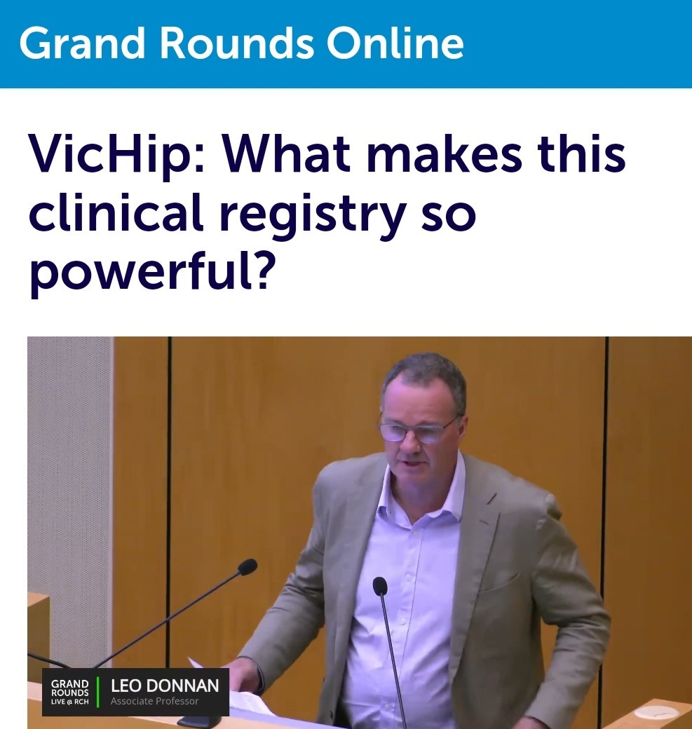 VicHip: What makes this clinical registry so powerful?